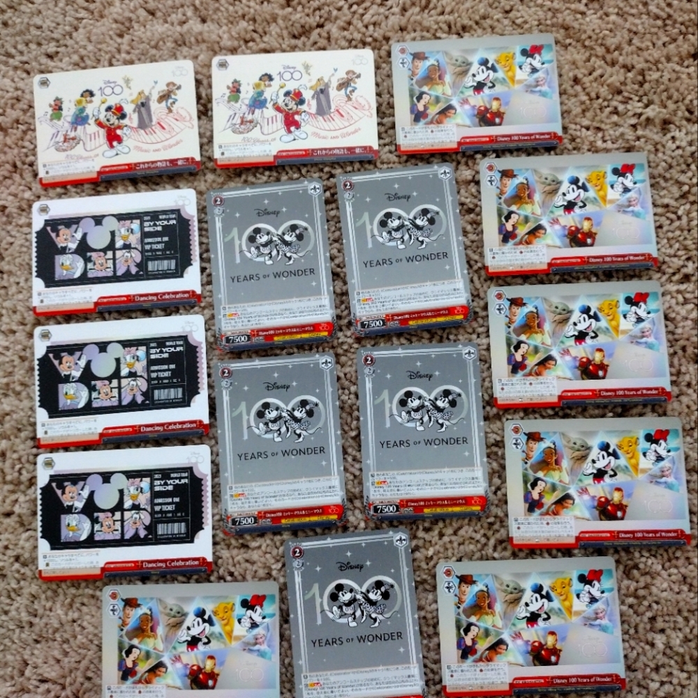 COMPLETE DISNEY 100 PACK FRESH 350 CARDS FOR SALE